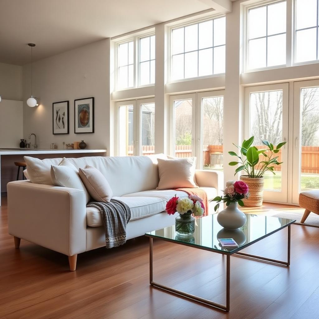 Guest-ready living room